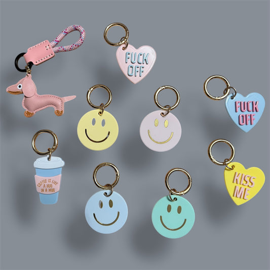 Statement Charms 🩷🩵💛