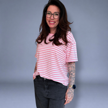 Candy Stripe Sweat Shirt