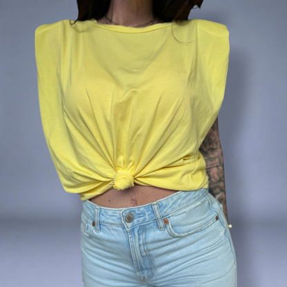 Lexi Schulterpolster Shirt