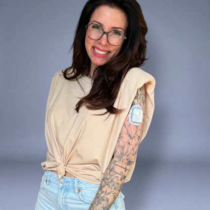 Lexi Schulterpolster Shirt