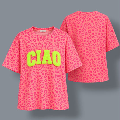 CIAO LEO T-SHIRT 🐆💗